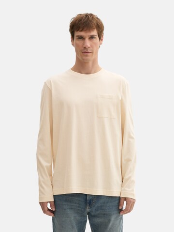 TOM TAILOR Shirt in Beige: front