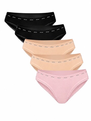 Elsie Panty 'Damen Tanga Slip mit Spitze'‌‌ in Beige: Vorderseite