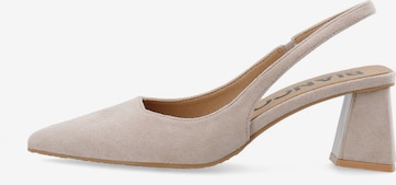 Bianco - Zapatos destalonado 'Maralyn' en marrón: frente