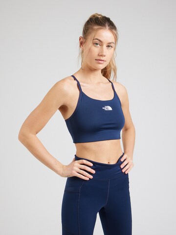THE NORTH FACE Bralette Sports bra 'FLEX' in Blue: front