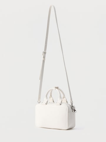 Calvin Klein Handbag 'BOLD CK ELONGATED' in White