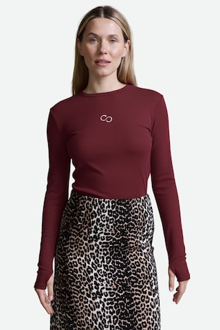 Cotton Candy Shirt in Rood: voorkant