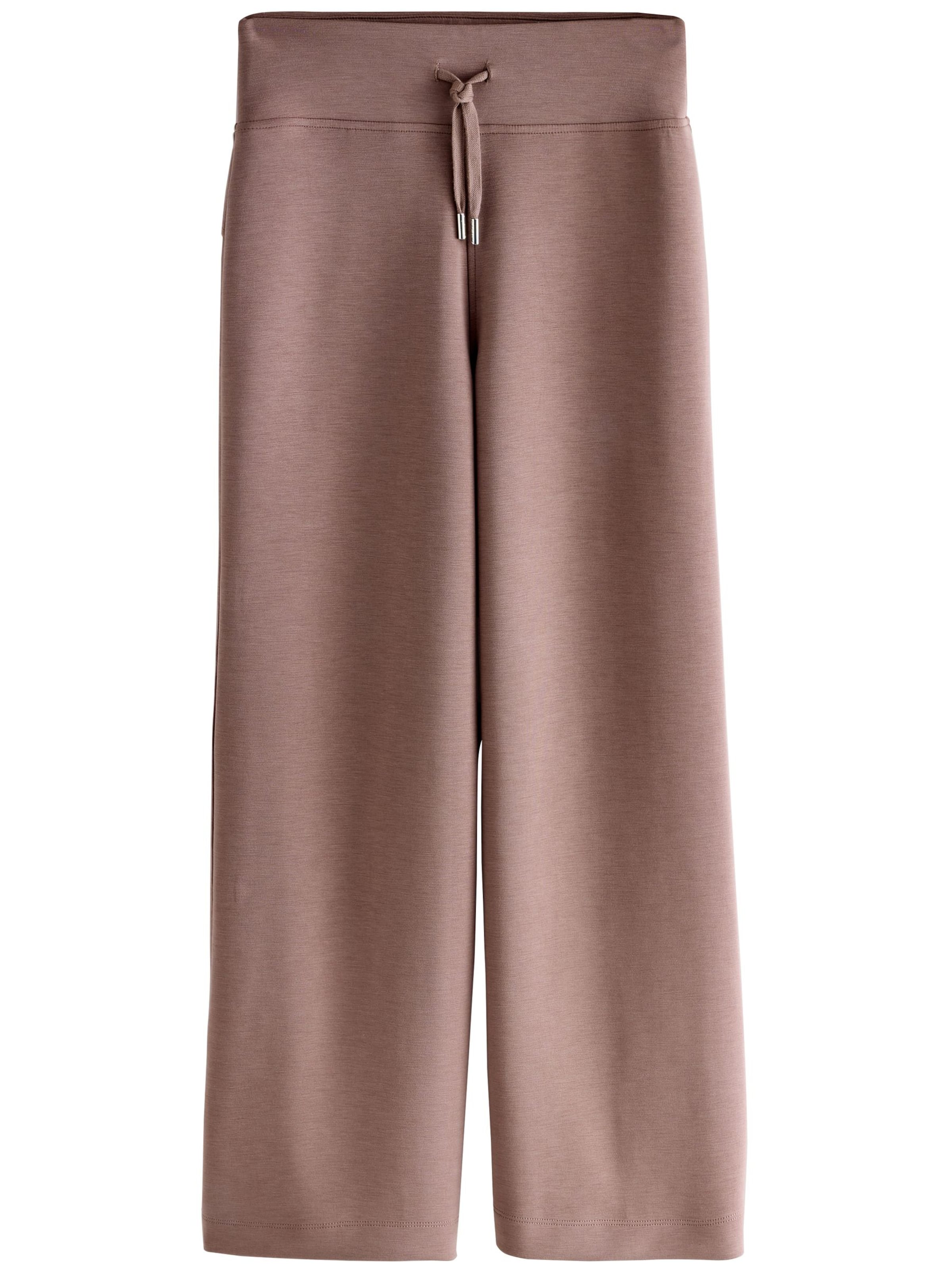 NextWide Leg/ Široke nogavice Hlače - smeđa boja: prednji dio