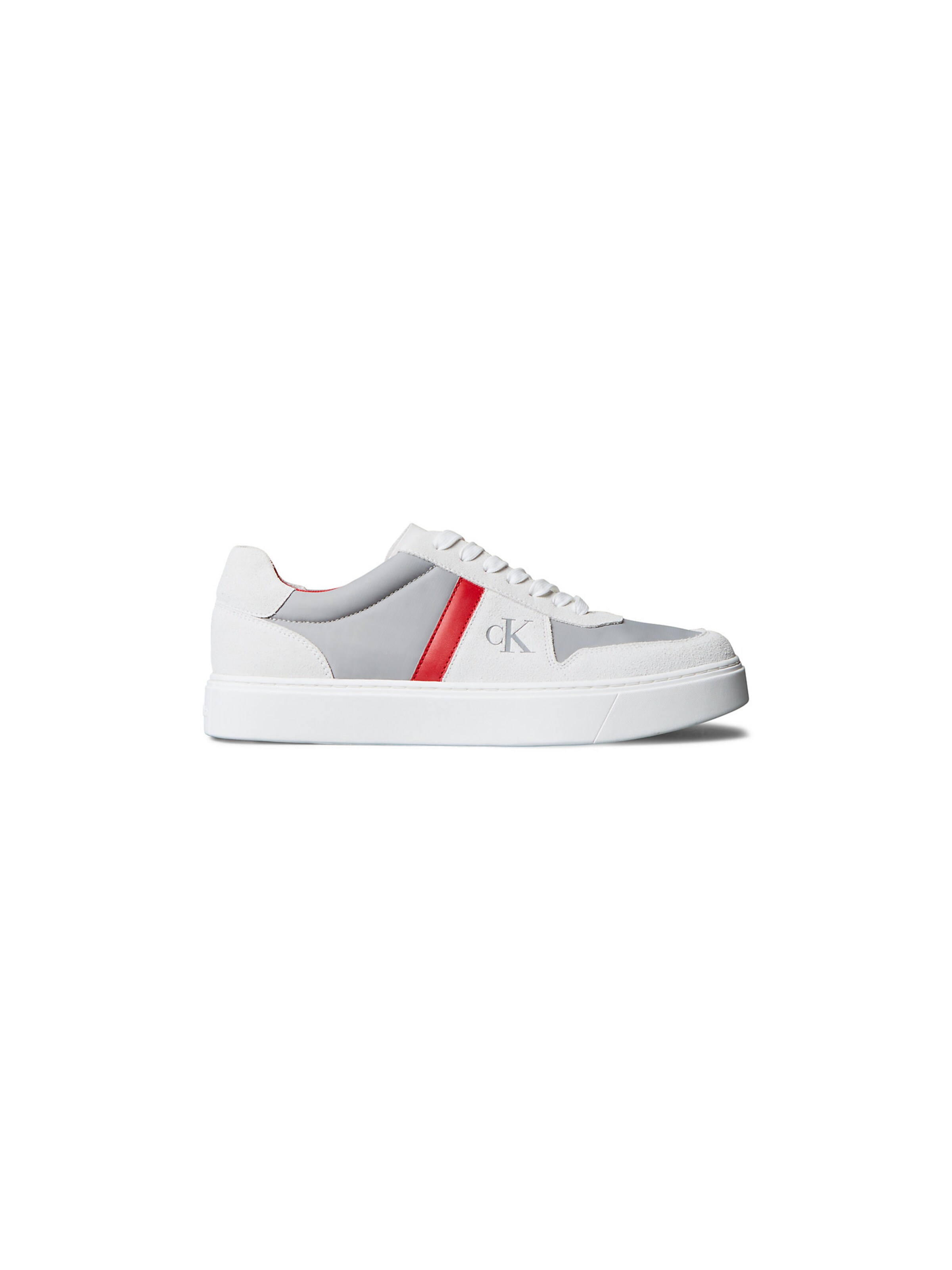Calvin Klein Sneakers laag in de kleur Lichtgrijs / Rood / Wit, Productweergave