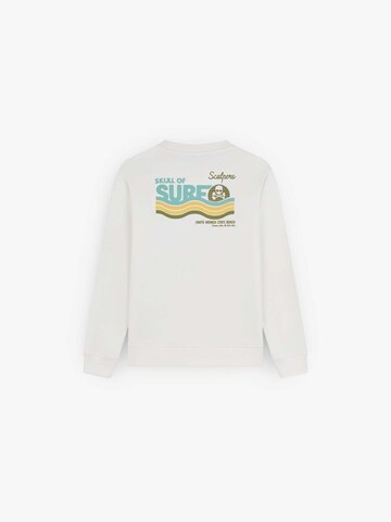 Felpa 'Surf' di Scalpers in bianco