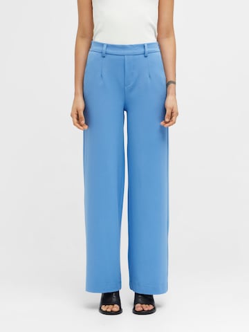 OBJECT Wide leg Pants 'Lisa' in Blue: front