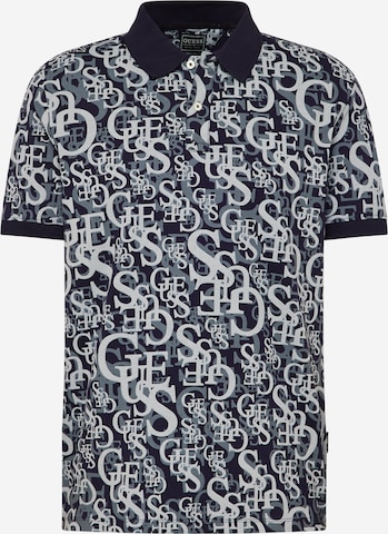 GUESS - Camisa 'AIRDIN' em azul: frente