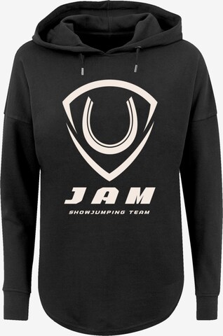 F4NT4STIC Sweatshirt 'Jam Showjumping' in Zwart: voorkant