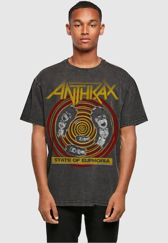 Merchcode Shirt 'Anthrax - State Of Euphoria' in Black: front