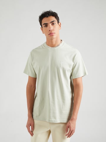 T-Shirt Iriedaily en vert : devant