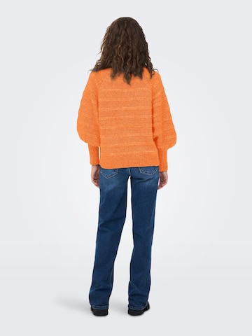 ONLY - Pullover 'CELINA' em laranja