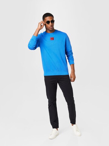 HUGO Red Sweatshirt 'Diragol' i blå