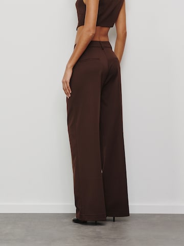 RÆRE by Lorena Rae Wide leg Trousers in Brown