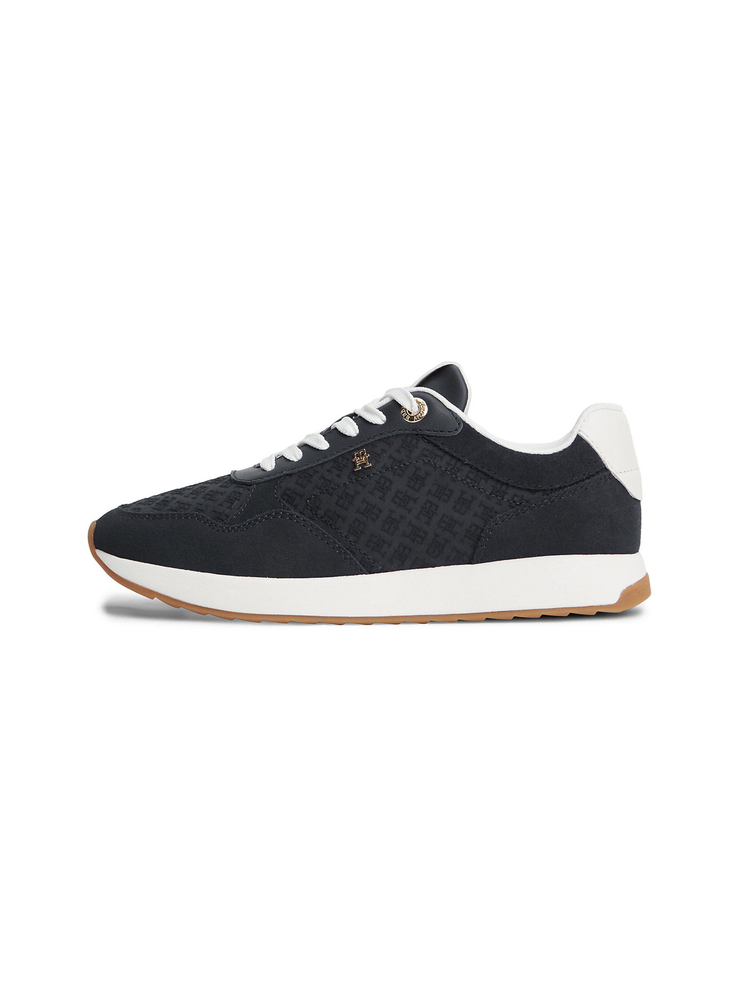 Baskets basses TOMMY HILFIGER en bleu : devant