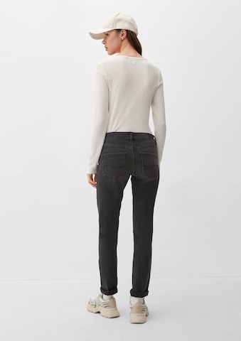 Slimfit Jeans 'Catie' de la QS pe gri