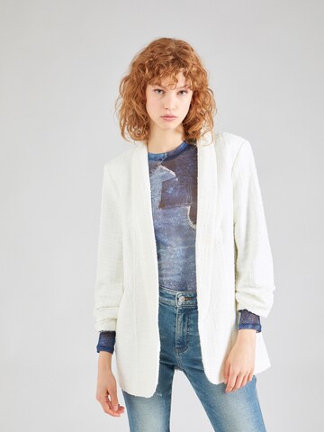 PIECES - Blazer 'BOSELLA' em branco: frente