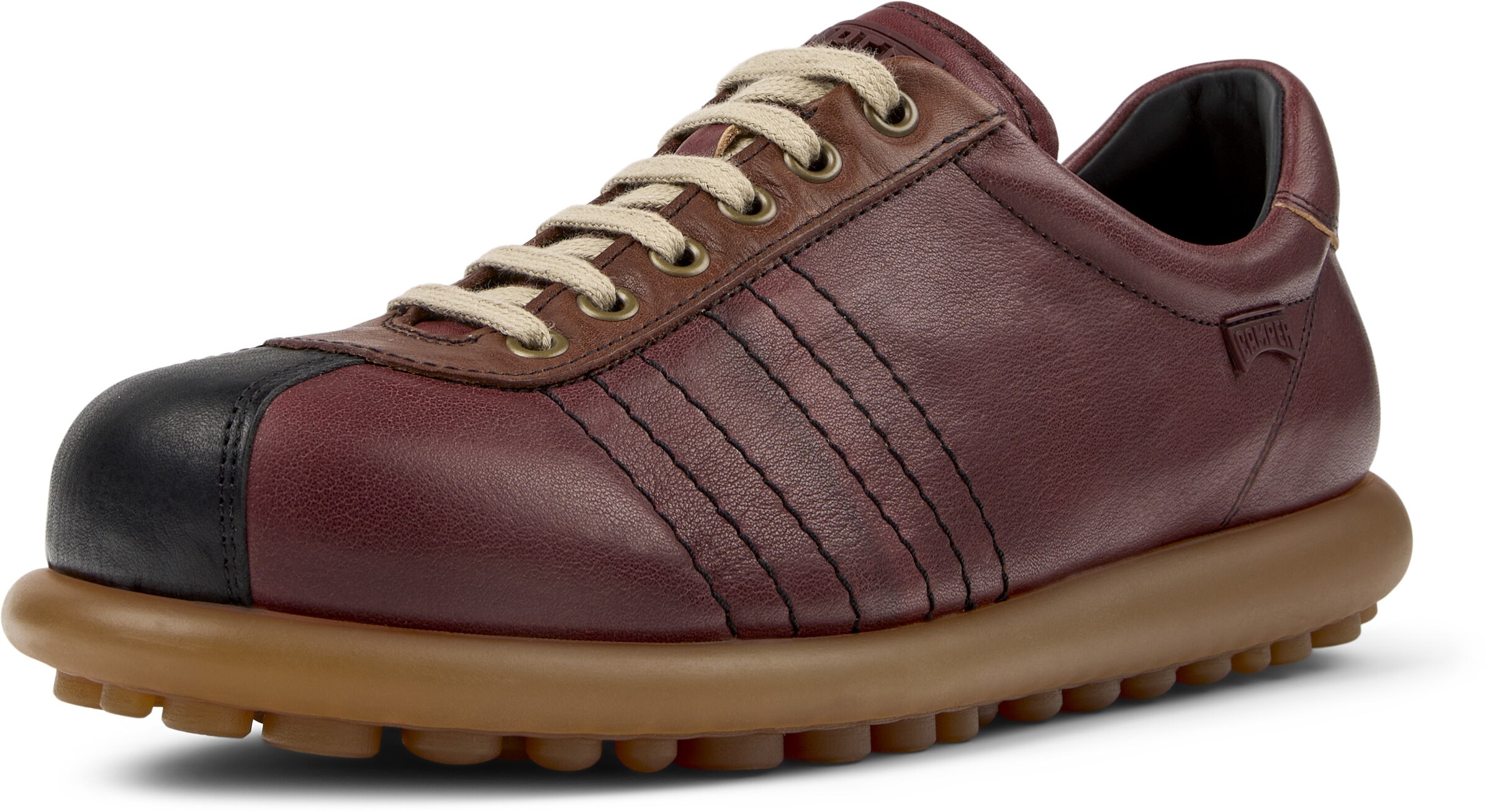 CAMPER Platform trainers 'Pelotas Ariel' in Red: front