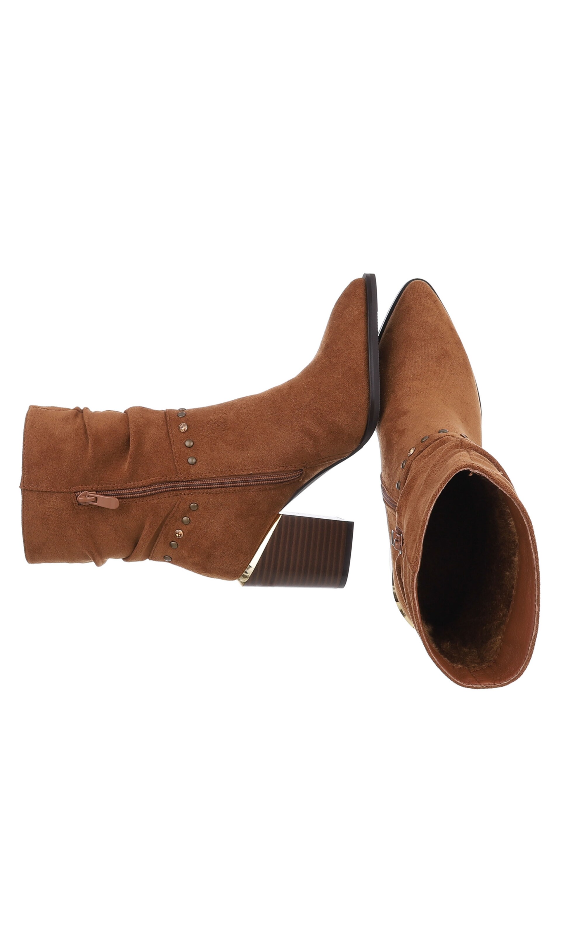 Ital-Design Stiefelette in Beige