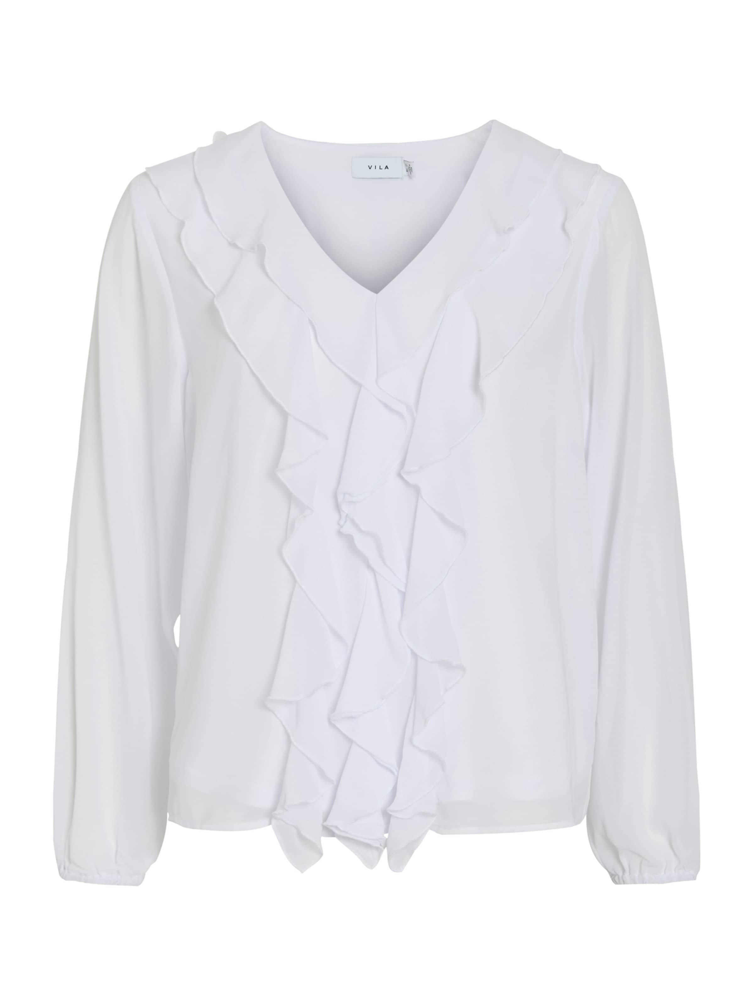 VILA Μπλούζα &#x27;VIAne&#x27; σε λευκό: μπροστά