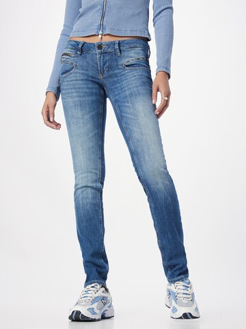 FREEMAN T. PORTER Slimfit Jeans 'Alexa' in Blauw: voorkant