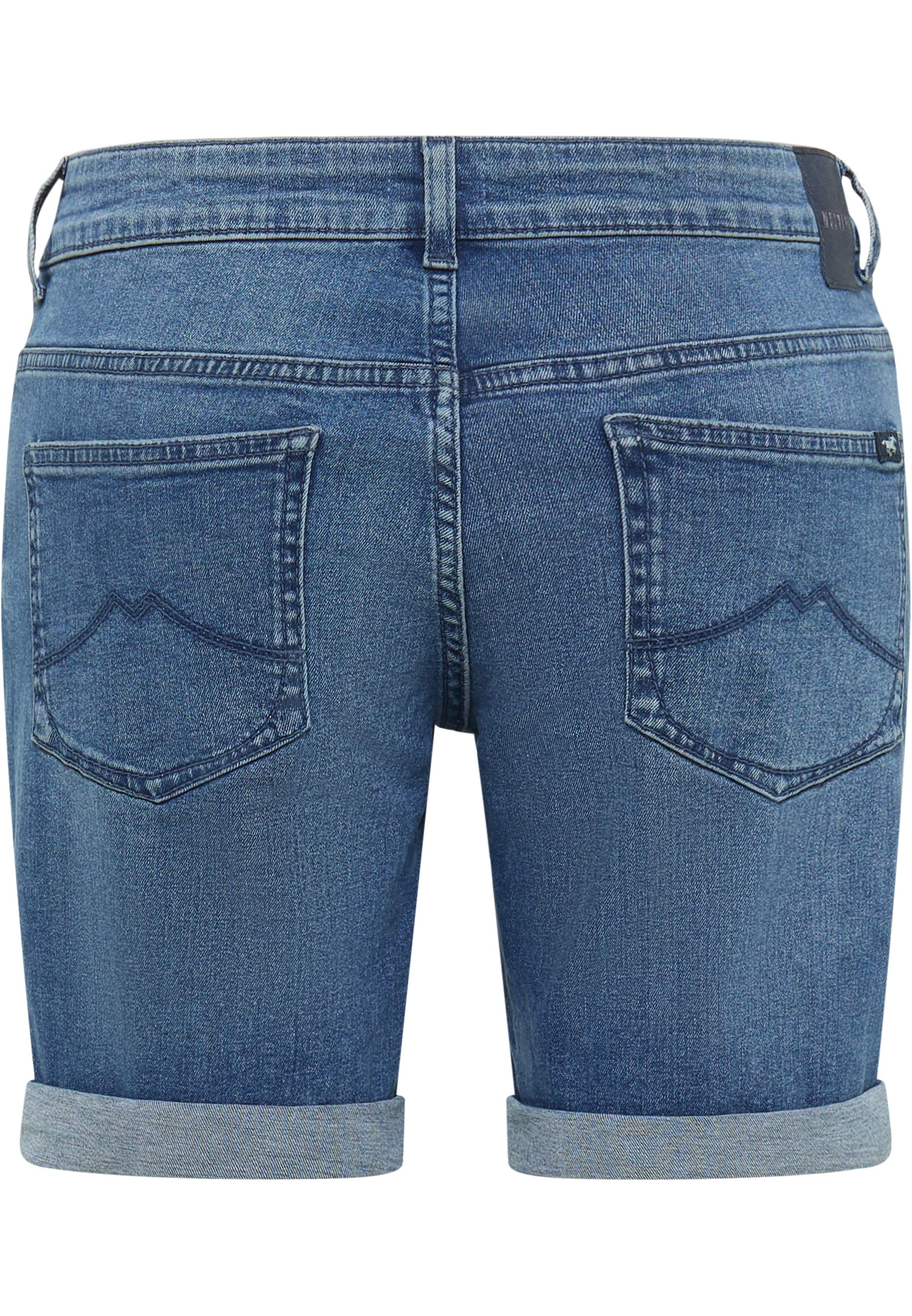 MUSTANG Regular Jeans 'Bermuda ' in Blue