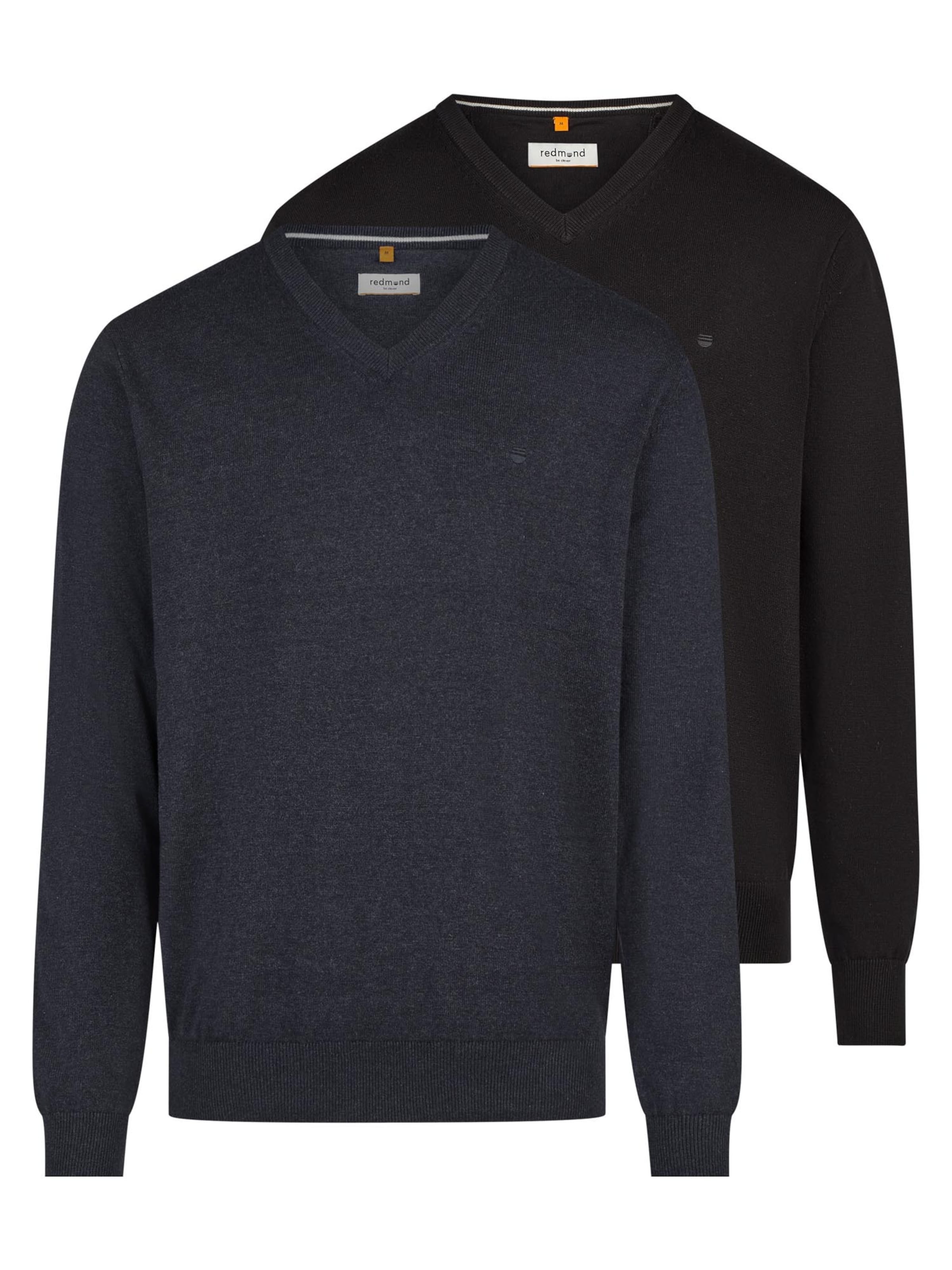 redmond Sweater 'Basic' in Black: front