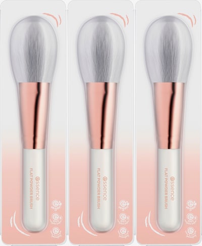Essence Puderpinsel, 3 tlg. in grau / rosé / weiß, Produktansicht