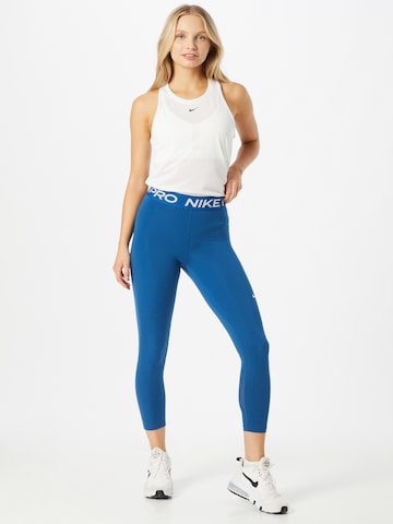 NIKE - Skinny Calças de desporto em azul