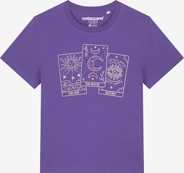 Watapparel Shirt 'Tarot Set' in Purple: front
