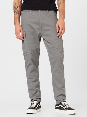 LEVI'S ® - Regular Calças cargo 'Lo Ball Cargo' em cinzento: frente