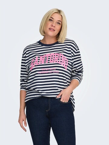 ONLY Carmakoma Μπλουζάκι 'CARSARAH' σε μπλε: μπροστά