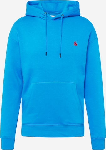 JACK & JONES Sweatshirt 'Star Roof' in Blau: predná strana