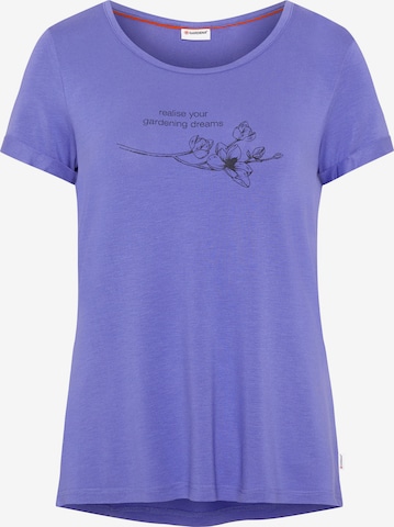 Gardena T-Shirt in Lila: predná strana