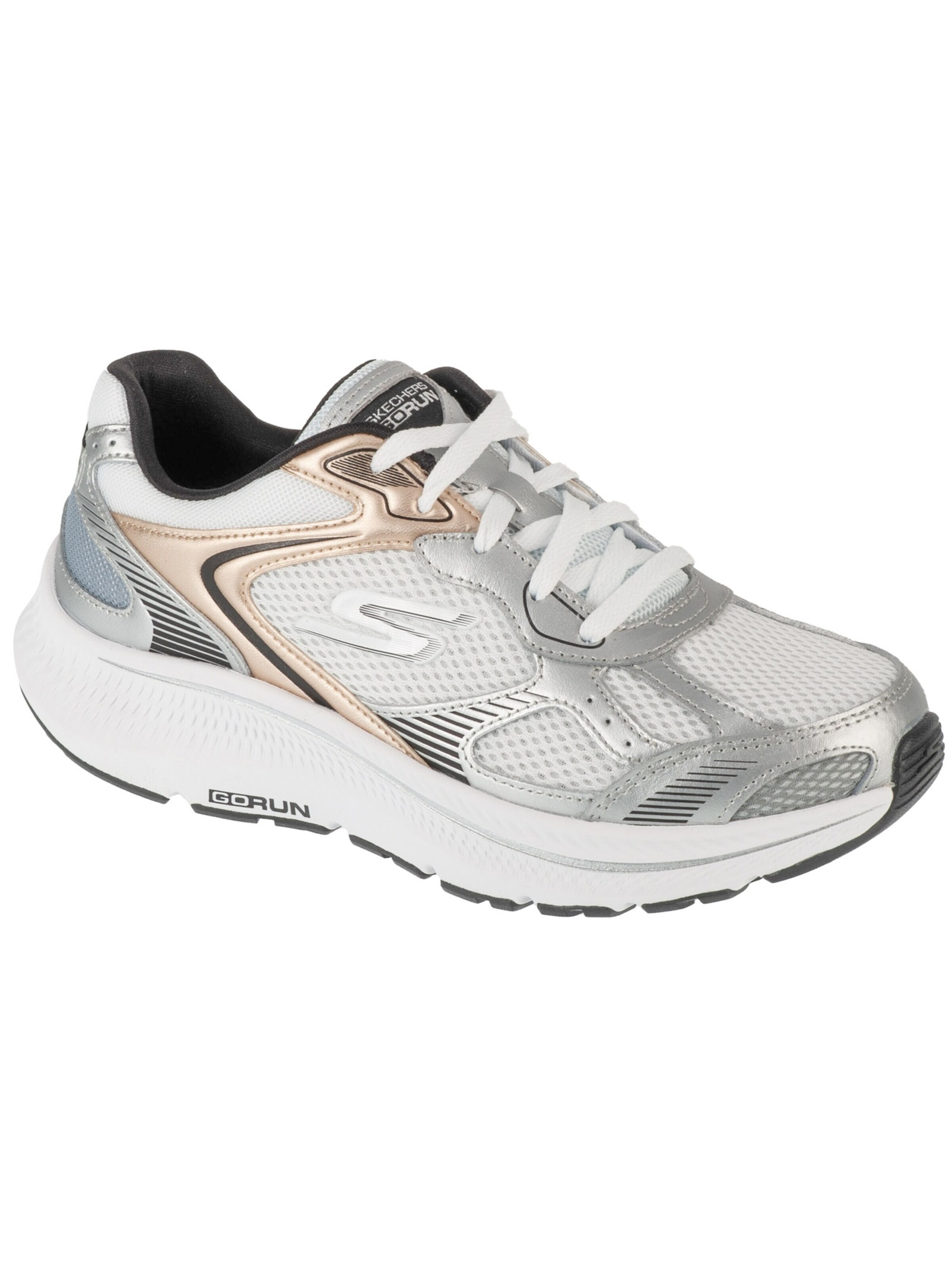 SKECHERS Laufschuh 'Go Run Consistent 2.0 - Volt'‌‌ in Weiß: Vorderseite