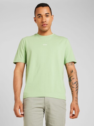 BOSS Shirt 'Chup' in Groen: voorkant