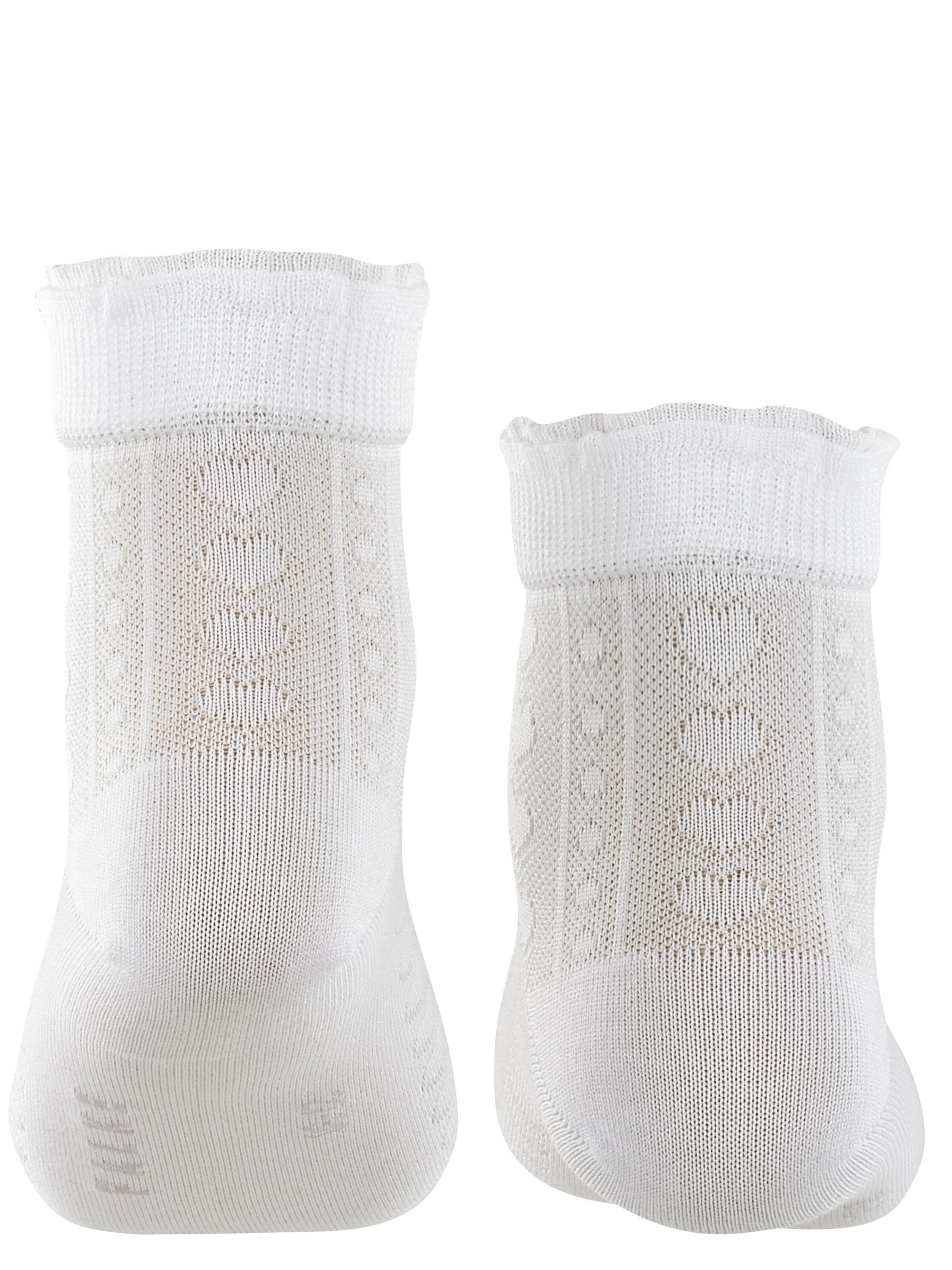 FALKE Socks 'Romantic Net' in White
