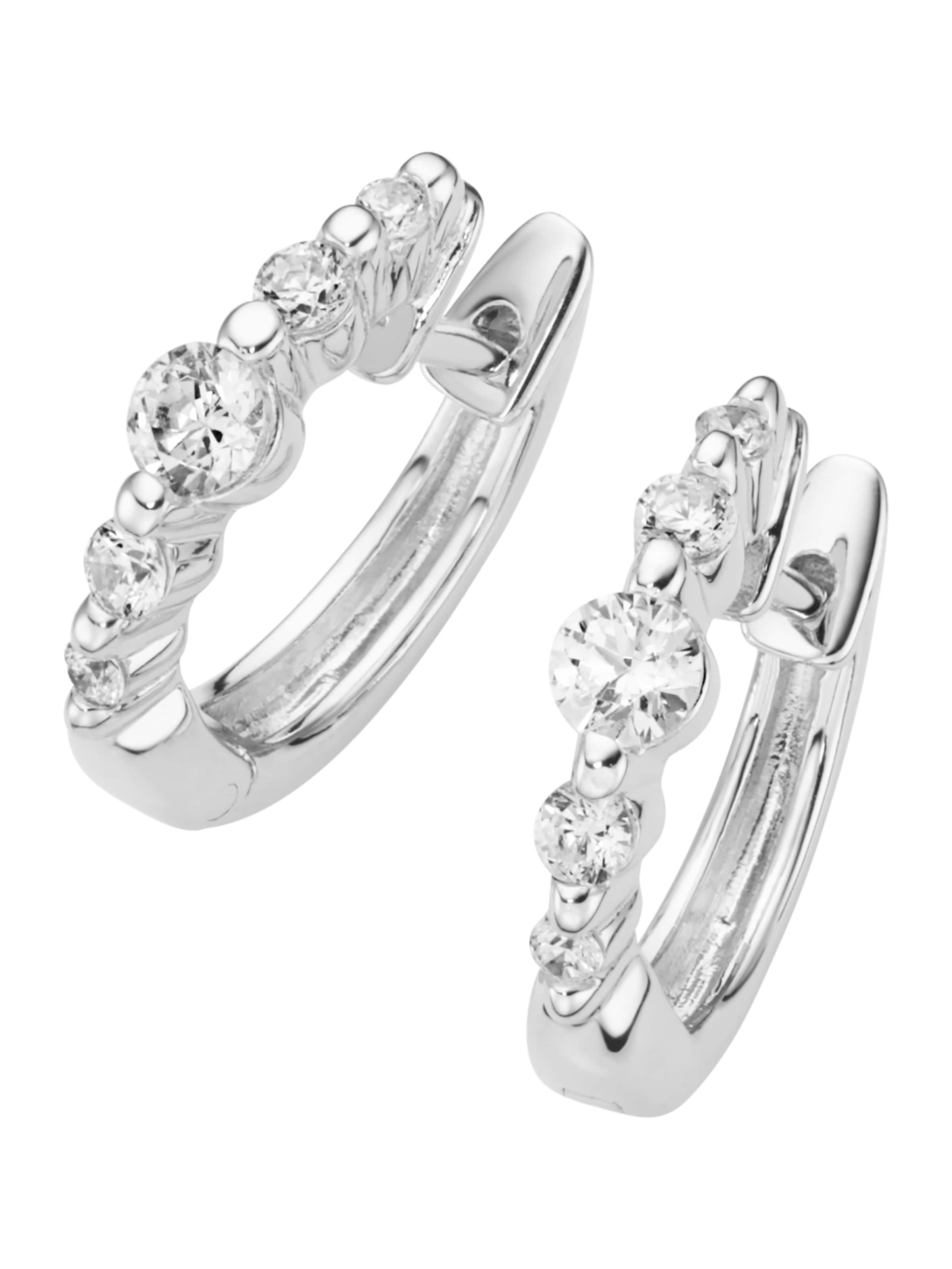 Orecchini di Smart Jewel in bianco: frontale