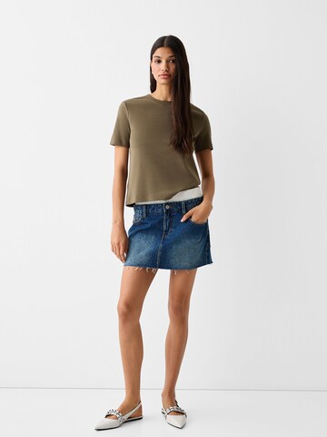 Bershka T-shirt i grön