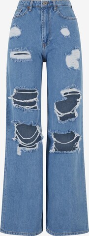 2Y Premium Wide leg Jeans 'Carla' in Blauw: voorkant