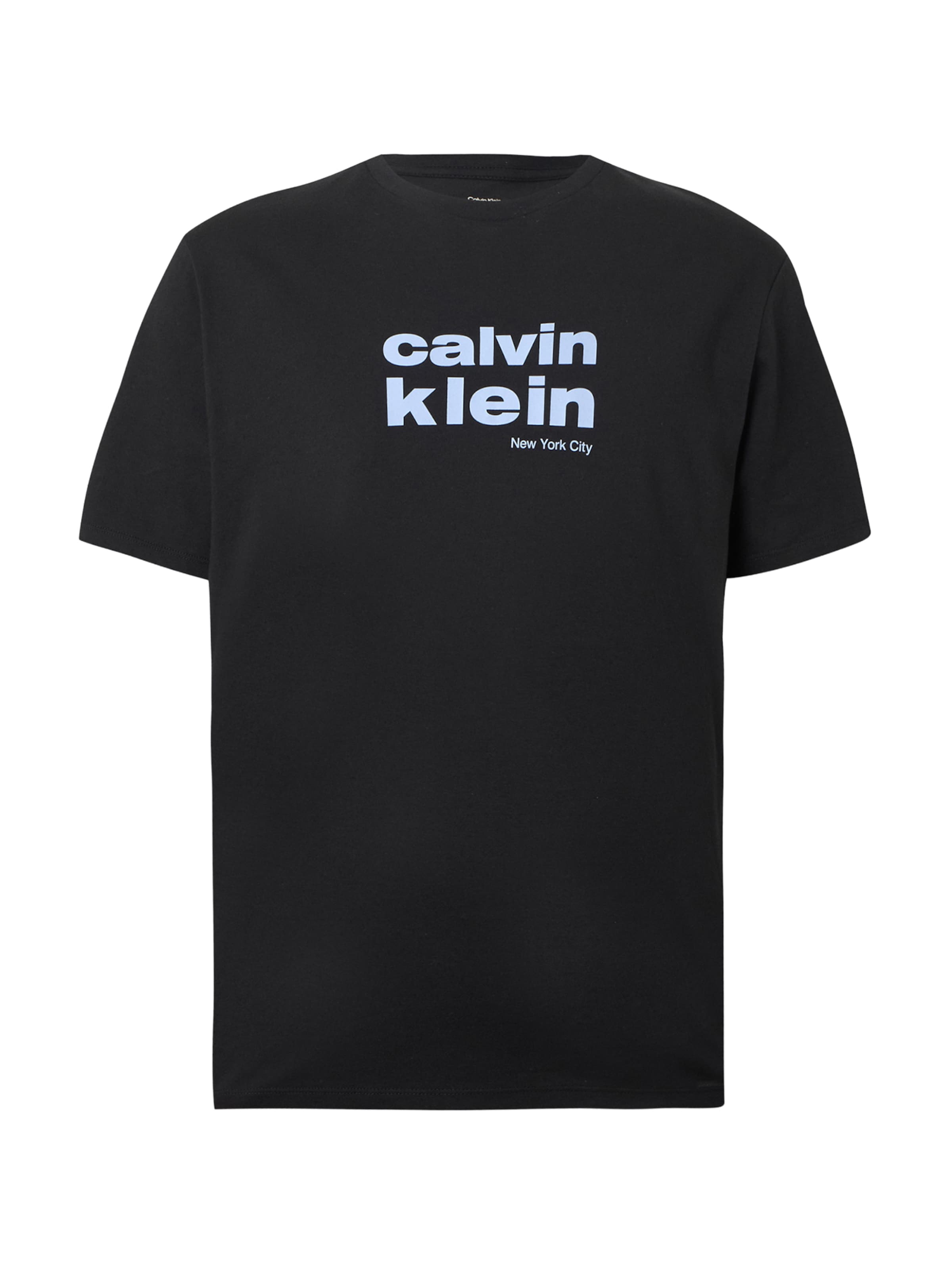T-Shirt Calvin Klein Jeans en noir : devant