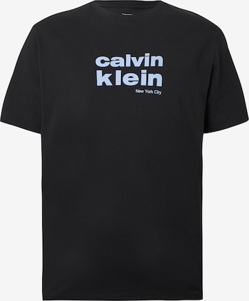 T-Shirt Calvin Klein Jeans en noir : devant