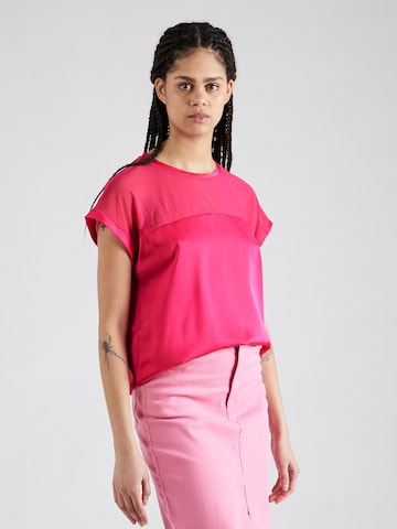 VILA - Blusa 'ELLETTE' em rosa: frente