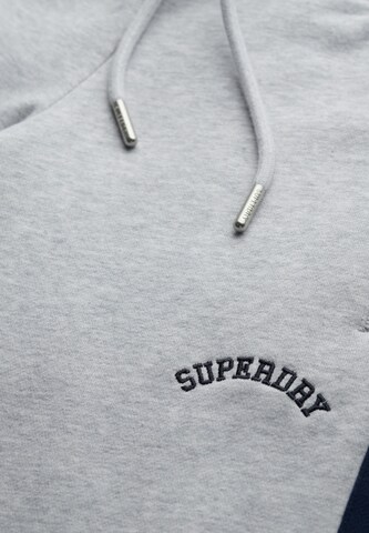 Superdry Wide leg Broek 'Athletic Essentials' in Grijs