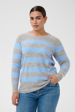 Pull-over 'KCNiela' KAFFE CURVE en gris : devant