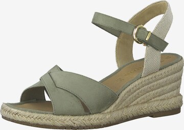 TAMARIS Strap Sandals '28367' in Green: front