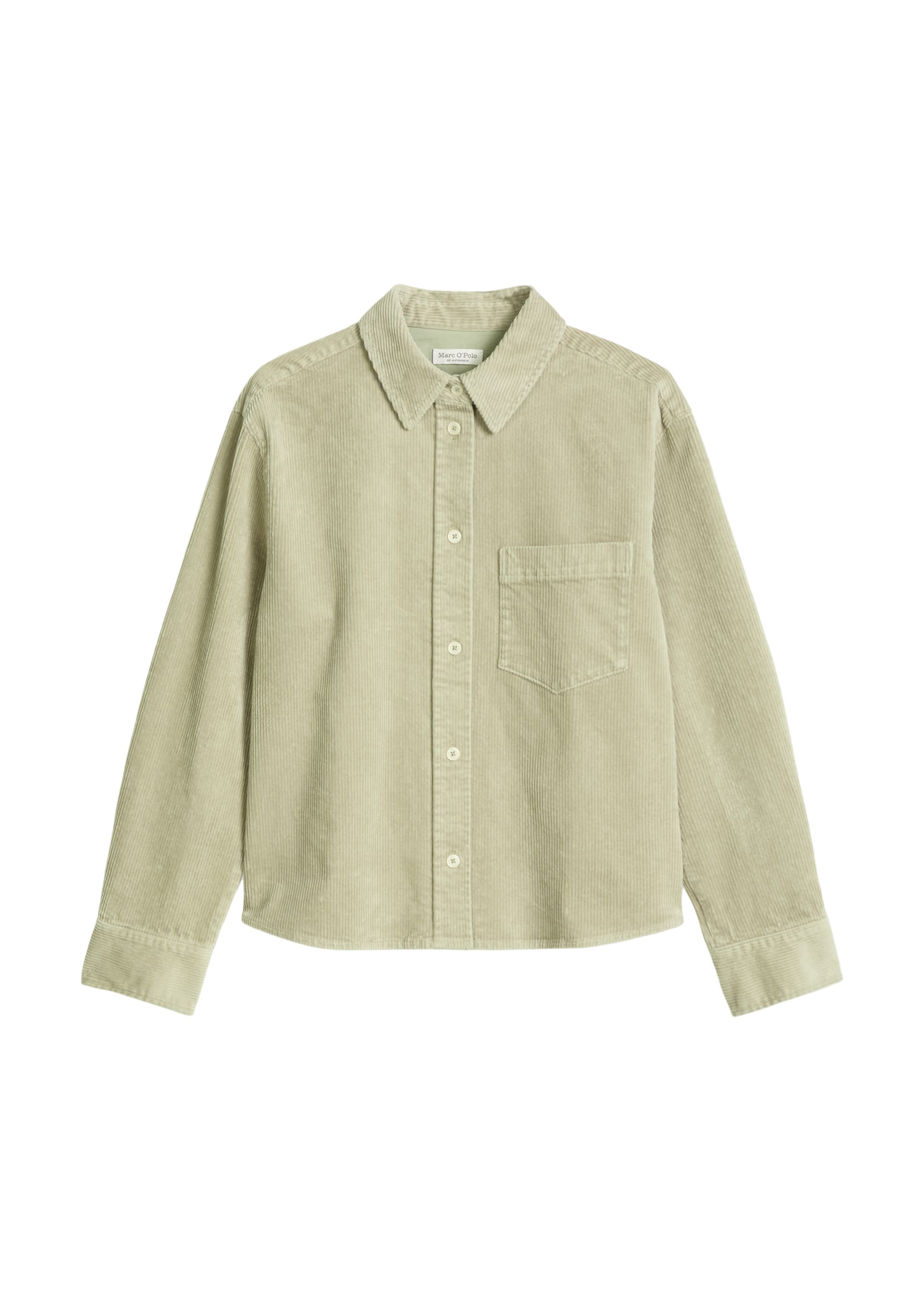 Marc O'Polo Blouse in Groen: voorkant