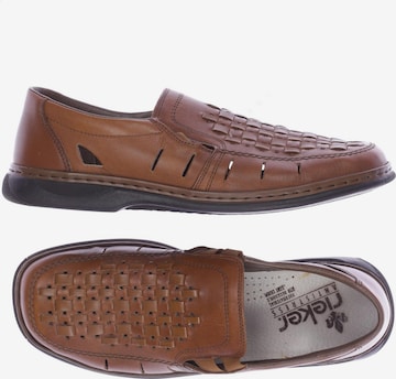 Rieker Flats & Loafers in 42 in Brown: front