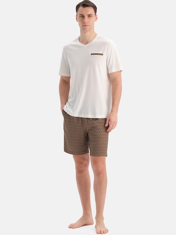 Dagi Pajama short in Brown: front