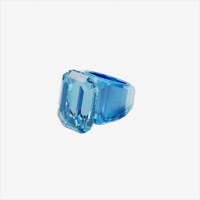 Swarovski Ring in blau, Produktansicht
