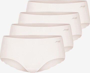 SLOGGI Boyshorts 'ZERO Microfibre 2.0' in White: front